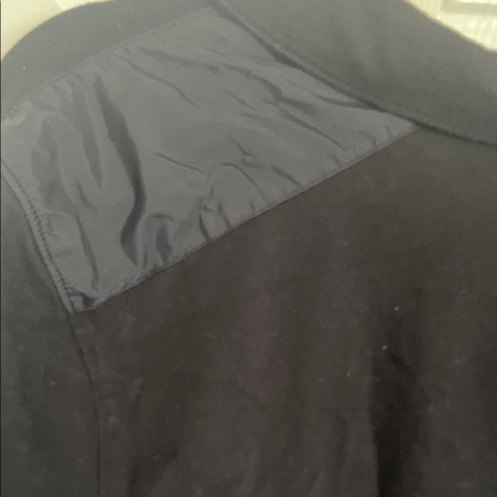 Perry Ellis Black Men’s Short Sleeve Top with quarter zip - Picture 4 of 4